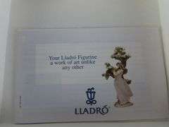 Small Lladro Collector Plate on Included Stand in Box