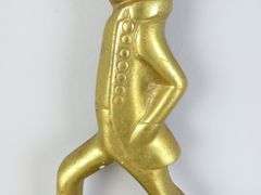 Vintage Virginia Metalworks Brass Door Stop