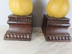 Lot of 2 Pear Bookends