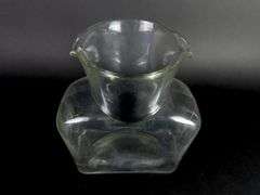 Glass Blenko Double Spout Water Carafe / Vase - See Description