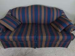 Striped Vintage 2 Cushion Sleeper Sofa