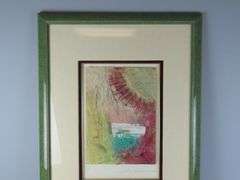 Original Framed Art by Dex Perne (?)