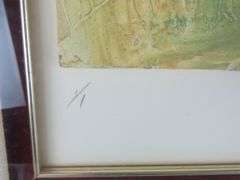 Original Framed Art by Dex Perne (?)