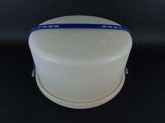 Vintage Tupperware Cake Carrier with Handle & 2 Tier Pie Holder