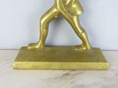 Vintage Virginia Metalworks Brass Door Stop