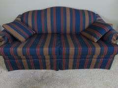 Striped Vintage 2 Cushion Sleeper Sofa