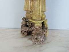 Vintage Carved Stone Statue of Shou Lau - See Description