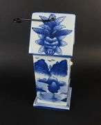 Ceramic Blue & White Porcelain Birdhouse