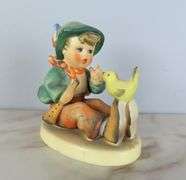 Small Vintage "Singing Lessons" Hummel Figure - TMK 3