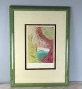 Original Framed Art by Dex Perne (?)