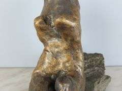 Beautiful Bronze Figure of a Woman on Stone Base
