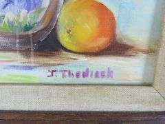 Framed Original Acrylic on Board Wall Hanging