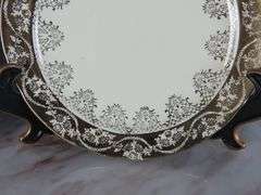 Lot of 2 22K Gold Hand Decorated Plates