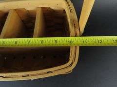Woven Basket Utensil Caddy