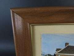 Framed Photo of Old Rectory at Epworth - Lincolnshire, England Birthplace of Charles & John Wesley