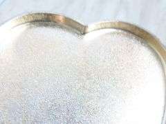 Vintage Silvertone Lined Trinket Box