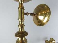 Lot of 2 Solid Brass Candle Wall Sconces