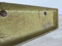Vintage Virginia Metalworks Brass Door Stop