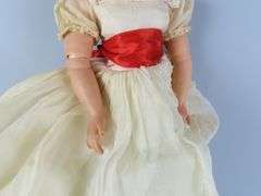 Vintage 20" Doll with Hoop Dress - See Description