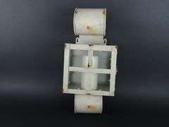 Lot of 2 Metal Decorative Wall Sconces with Flameless Candles