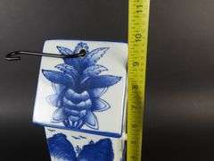 Ceramic Blue & White Porcelain Birdhouse