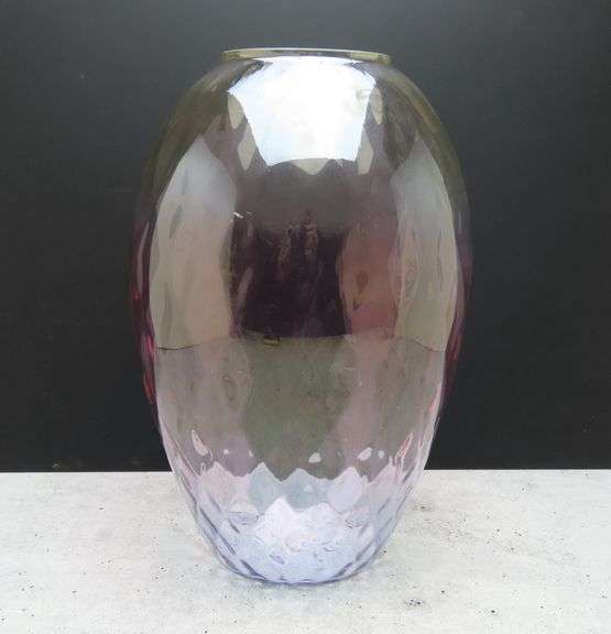 Large Ombre Glass Vase