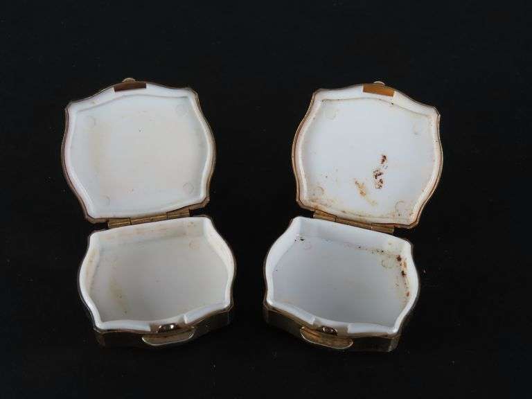 Lot of 2 Stratton Pill Boxes - Made in England