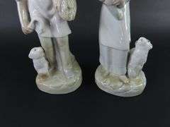 Pair of Vintage Ceramic Figures