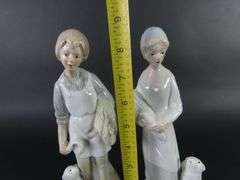 Pair of Vintage Ceramic Figures