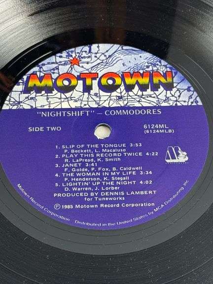 Commodores "Night Shift" Motown Records