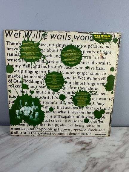 Wet Willie "Drippin' Wet Live" Capricorn Records