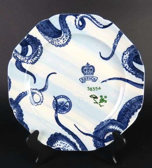 "From the Deep" Octopus Dinner Plate by Anthropologie