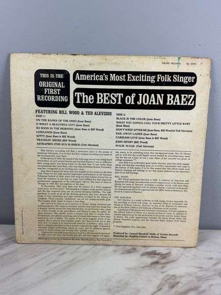 Joan Baez "The Best of Joan Baez" Squire Records