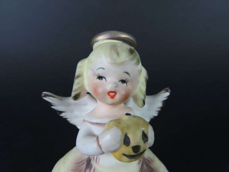 Vintage Porcelain Halloween Angel Figure