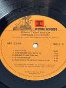 Gordon Lightfoot "Summertime Dream" Warner Bros. Records