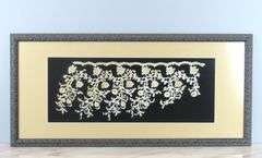 Stunning Framed Lace Wall Hanging