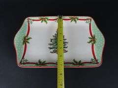 2009 Spode Christmas Tree Serving Dish - Made in England