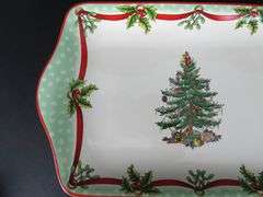 2009 Spode Christmas Tree Serving Dish - Made in England