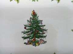 2009 Spode Christmas Tree Serving Dish - Made in England