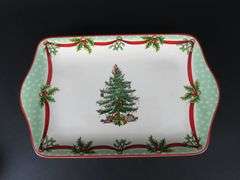 2009 Spode Christmas Tree Serving Dish - Made in England