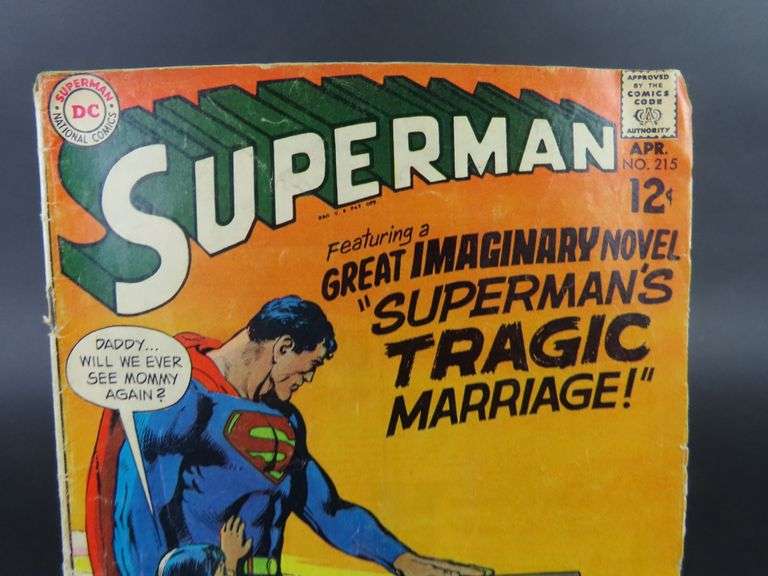 1969 DC "Superman" #215 Comic Book