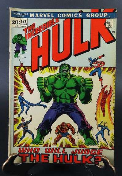 1972 Marvel "The Incredible Hulk" #152 Comic Book