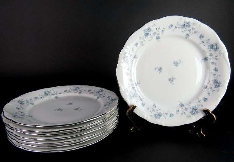 Lot of 8 "JOH153" Johann Haviland 9.75" Dinner Plates