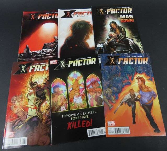 Lot of 6 Marvel "X-Factor" Comic Books