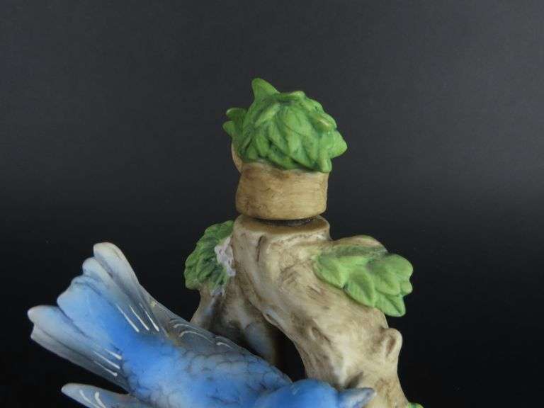 Bud Hastin Collectors Art Bluebird Cologne Decanter with Contents