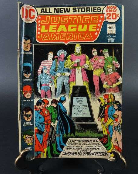 1972 DC "Justice League of America" #100 Comic Book