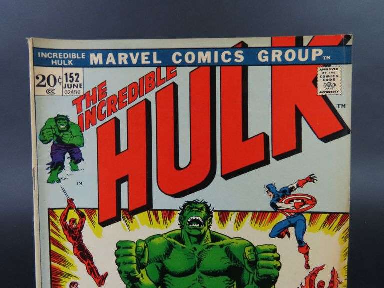 1972 Marvel "The Incredible Hulk" #152 Comic Book
