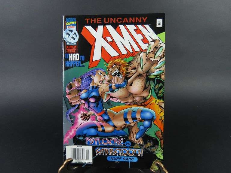 Lot of 2 Marvel "The Uncanny X-Men" Comic Books