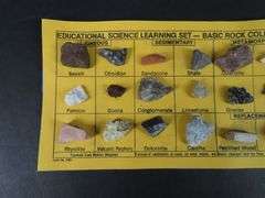 Educational Science Learning Set Basic Rock Collection