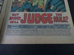 1972 Marvel "The Incredible Hulk" #152 Comic Book